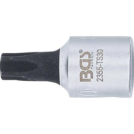Douille à Embouts 6,3 mm (1/4) Profil TS Torx Plus - Perçage TS25 - Précision et Fiabilité, Acier - D-Work (1/5)