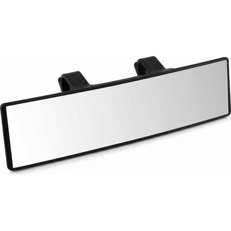 Rétroviseur intérieur de voiture, rétroviseur panoramique à clipser, pour voiture, SUV, camions, 30 x 8 cm (1/5)