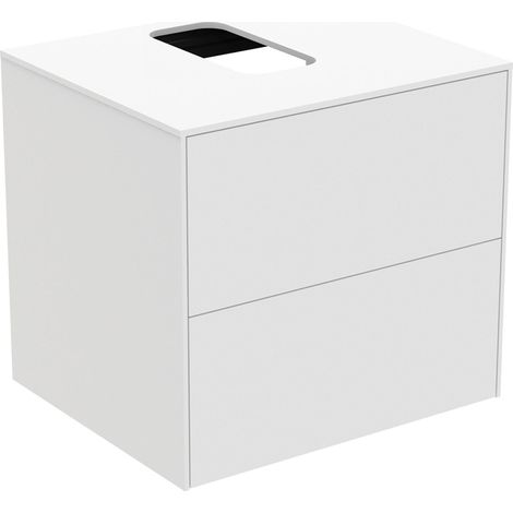 IS Obere Schubladenfront Conca f. WTU 580x267mm Weiß, Alte Nr.2019