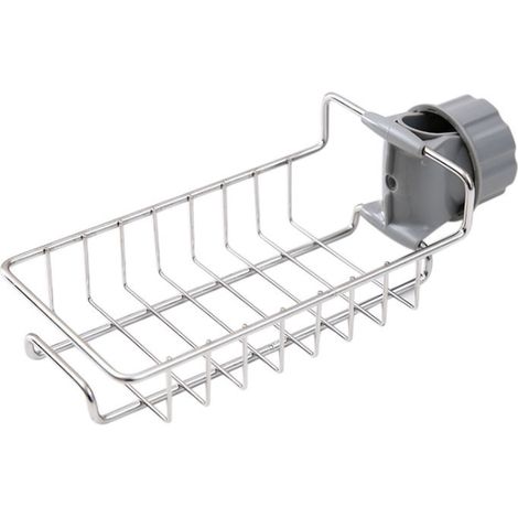 Support Pour Savon - En Acier Inoxydable - Fixation Par Ventouse Et Pince - Pour Salle De Bain Et Cuisine - 1 Pièce (1/5)