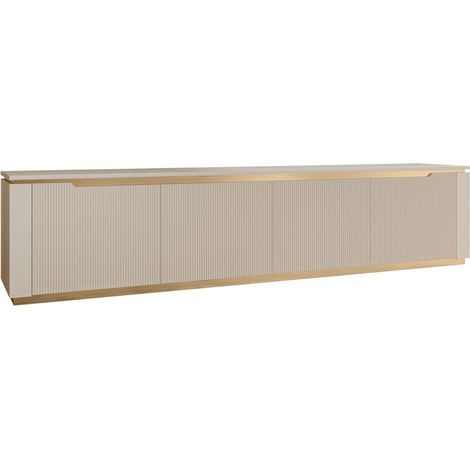 Mueble TV Comfivo Ovitas , Número de puertas: 4, Número de cajones: 0, 219x50x40cm