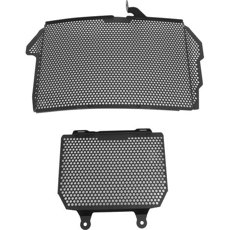2 Stück Motorradgrillschutz aus Aluminiumlegierung, Schutzabdeckung für YZF-R1 YZF-R1M 2015 – 2024 schwarz. (1/5)