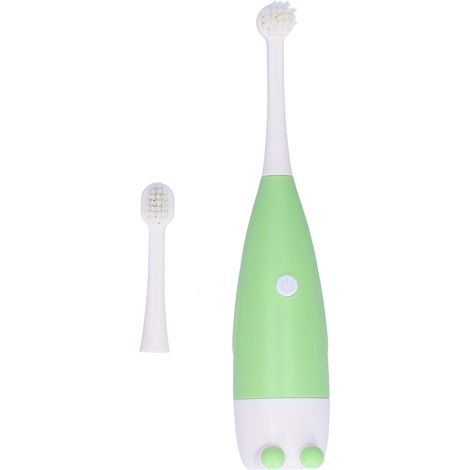 Brosse à dents électrique Sonic pour enfants - Alimentée par piles - Vert (1/5)