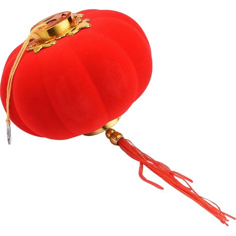 Lanternes rondes, petites lanternes artisanales rouges, décoratives pour tente, camping-car, cour ou terrasse. (1/5)