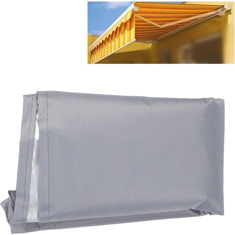 Housse de Protection Imperméable pour Pergola Rétractable - Oxford Gris - 2.5m (1/5)