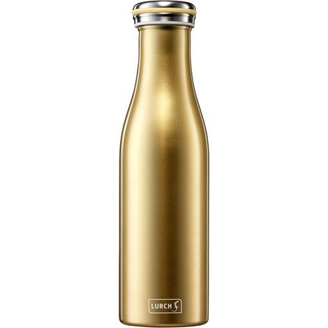 Borraccia Termica con Tappo Ermetico Gold Metallic Lurch 500 ml (1/2)