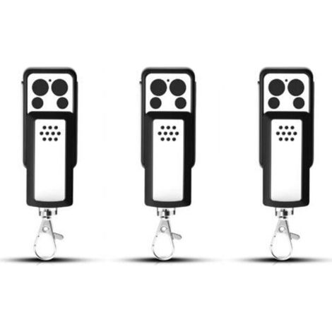 3 Télécommandes pour Motorisation de Portail – Compatible Avidsen 114253, 104257, 104250 – Design Compact à Glissière, 4 Canaux, Signal Stable, Clonage Facile (1/4)