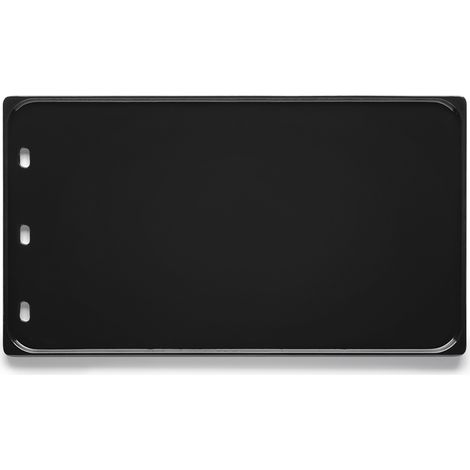 Plancha réversible en fonte émaillée 43 x 29 cm – Compatible barbecue Napoléon Rogue 425/525/625 – Évacuation des graisses