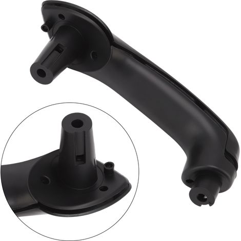 Panneau de commande de vitre avant gauche + poignées de porte intérieures avant droite, arrière droite et arrière gauche pour Volkswagen Golf/Jetta MK4 1999-2004 (Noir) (1/5)