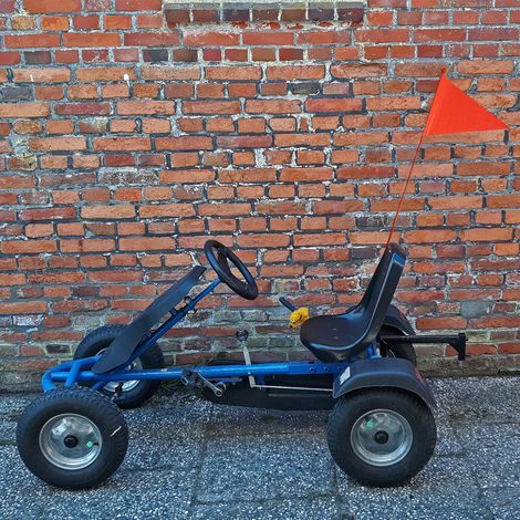 Fanion de Sécurité pour Enfants - Drapeau Triangulaire pour VTT et Vélo (1/3)