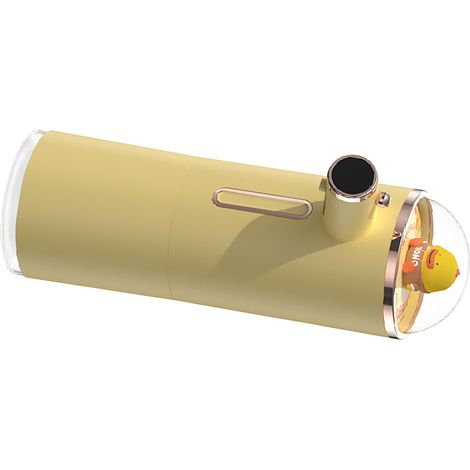 Distributeur de savon mousse automatique, mignon, intelligent, à capteur infrarouge, étanche, rechargeable, sans contact, jaune
