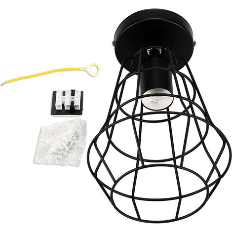 Applique Murale Geometrique - Support Lampe E27 En Metal - Pour Salon Chambre Cafe - 1 Piece (1/5)
