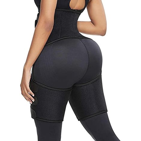Ceinture De Soutien Lombaire Et Cuissard - Haute Taille - Compression Douce - Pour Activités Sportives - 1 Pièce (1/5)