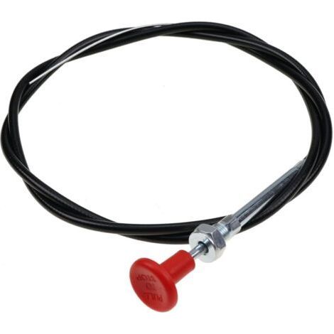 Cable de cierre de combustible metálico E5NN9C331EA, compatible con tractores Ford de las series 2000, 2600 y 3000, reemplazo para C5NN9C331H 83954545 (1/5)