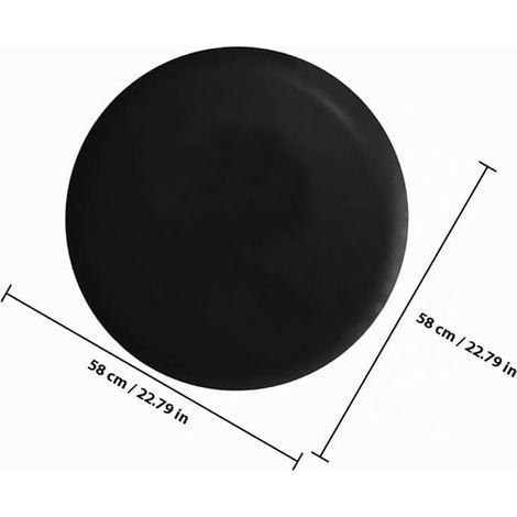Inch Reinforced PVC Spare Wheel Cover Waterproof and Anti-UV for Motorhomes, Trailers and Cars - Solid Rain and Sun Protection (1/4)