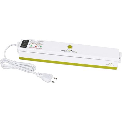 Machine de mise sous vide, fonctionnement automatique, largeur de scellage de 30 cm, Blanc (1/2)