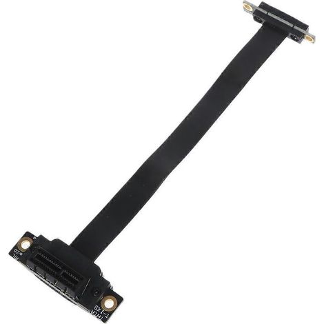 15 cm / 5,9 Zoll PCI-E 1x auf 1. Generation 90-Grad-Verlängerungskabel (36-polig) (1/5)