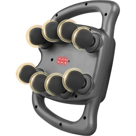 Pistolet de Massage Musculaire Massage Gun 8/16/24 Têtes, 9 Modes & 90 Vitesses,Pour Soulager Les Douleurs du Dos, Jambes,Corps Cadeau pour Hommes et Femmes
