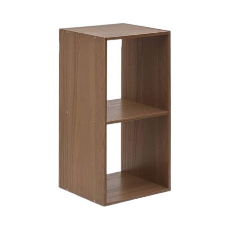 Étagère 2 Cases "Mix n'Modul" 67cm Noyer (1/5)