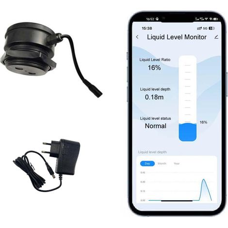 Smart TLC 2206 WiFi Serbatoio acqua Monitor Indicatore di liquido Regolatore di livello Monitoraggio Remoto Sensore di livello Liquido