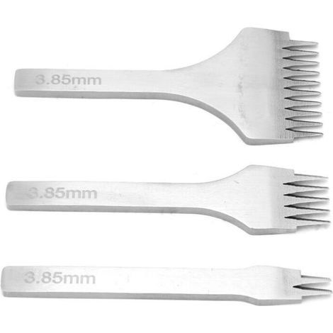 Lederlochwerkzeuge 2,7/3,0/3,38/3,85 mm für professionelles Nähen (3er-Set) (1/5)