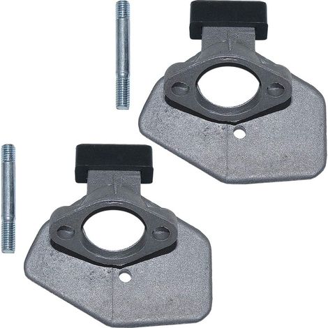Lot de 2 Bases adaptateur de support de carburateur pour tronçonneuse chinoise 5800 5200 4500 58cc 52cc 45cc. (1/5)