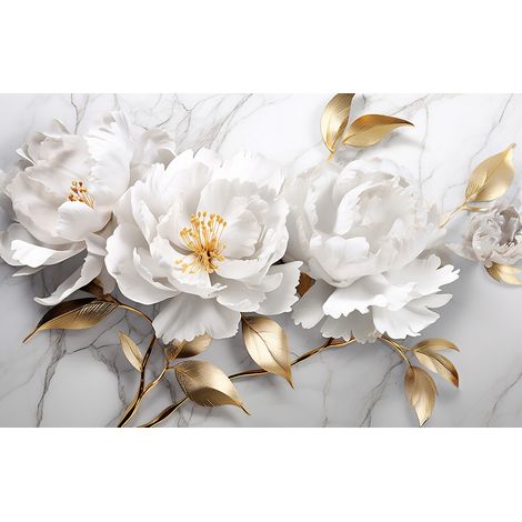Papier peint panoramique - Fleurs - 130 cm x 83 cm (1/2)