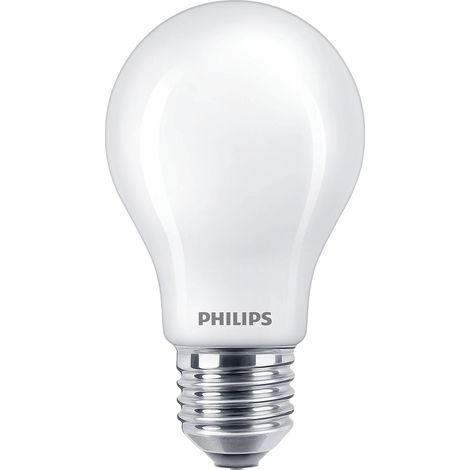 Philips ampoule LED Standard E27 100W Blanc Chaud Dépolie Verre Compatible Variateur, verre (1/5)