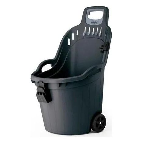 Stefanplast 76211 Helpy Cart carro de jardín antracita 50 litros