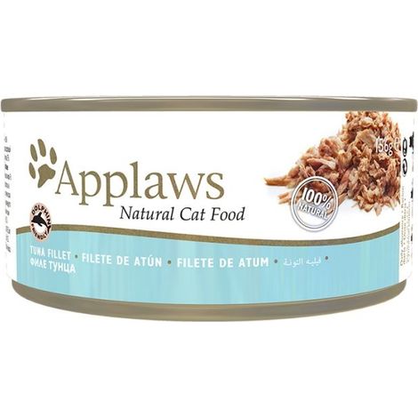 Applaws Premium Comida Húmeda para Gatos 100% Natural Atún Adulto 156g (1/3)