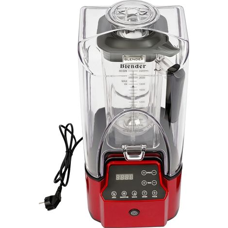 Batidora industrial, control táctil, funcionamiento silencioso, enchufe europeo de 100V-240V. (1/5)
