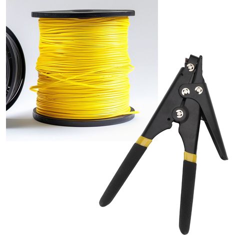 Kabelklemme und Kabelschneider mit Kabelbinderentferner für Elektroinstallationen – Professionelles Stahlset, Abmessungen 20 x 10 cm, Gewicht 300 g