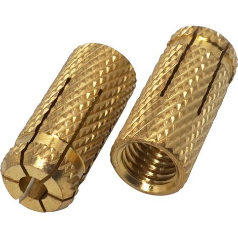 Dübel aus Messing M14 x 42 mm – 4er-Pack – Robuste Befestigung für Beton und Mauerwerk – Ideal für Heimwerker und Profis (1/5)