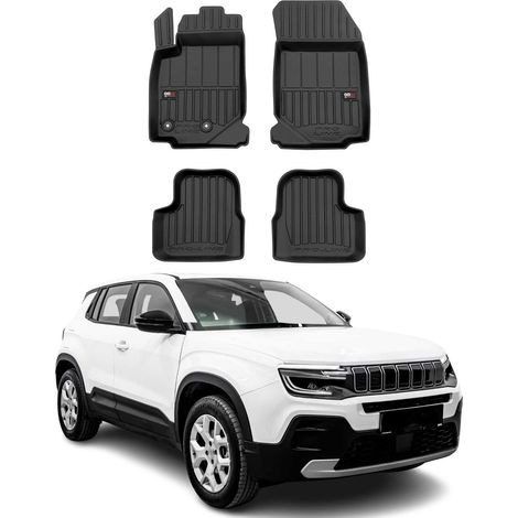 OMAC Tapis de Sol sur Mesure Noir pour Jeep Avenger 2023-2025 3 PS en Caoutchouc (1/5)