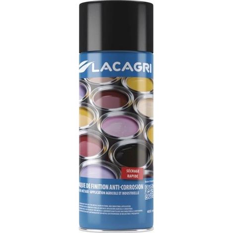 Peinture noir New Holland aerosol 400ml