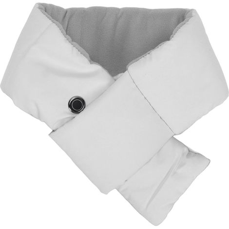Cache-col cervical chauffant USB 3 niveaux de température lavable, chauffe rapide écharpe chauffante électrique pour hiver blanc (1/5)