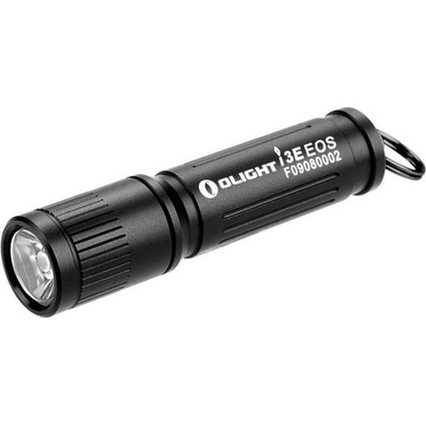 Mini Lampe torche porte-clés 90 Lumens noir,Petite Lampe de Poche Avec AAA Pile pour
