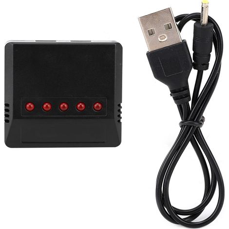 Chargeur batterie lithium 3,7V universel 1 à 5, hub équilibré pour drone avec protection (chargeur) (1/5)