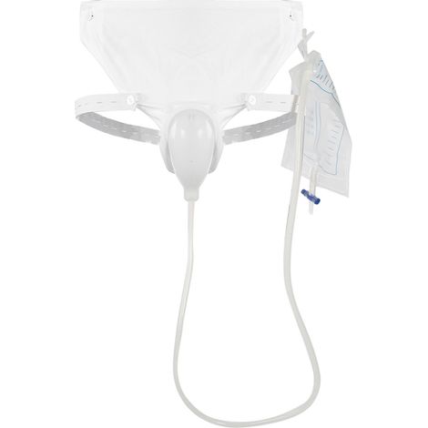 Urinoir en silicone pour adultes (homme/femme) avec poches à urine, type homme âgé (1/5)