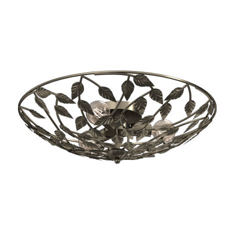 Plafonnier Arion Luminex titane doré métal 63cm 3xE27