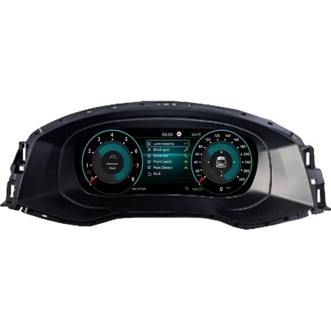 Tableau de bord numérique, compatible avec Passat B 2016-17, connectivité sans fil, installation facile, Pour Passat 16-17 (1/2)