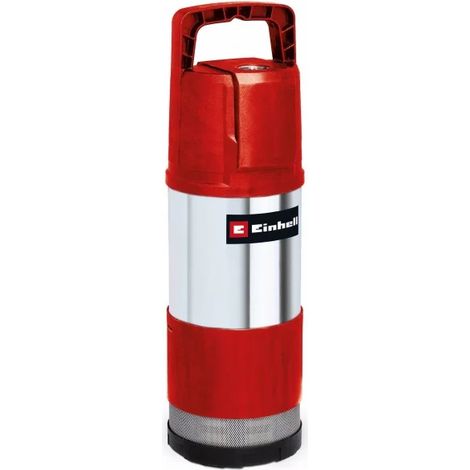 Einhell GE-PP 1100 N-A Pompa di profondità (1100 W, portata max 6000 L/h, prevalenza 45 m, immersione max 12 m, 4 giranti, filtro in acciaio)