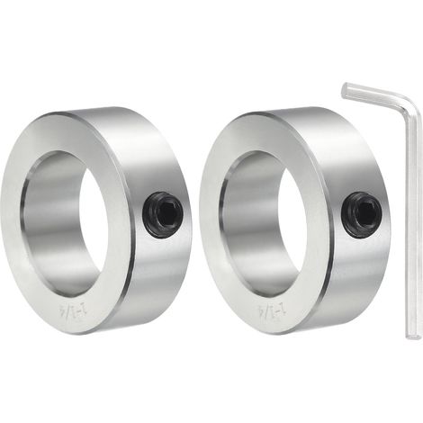 2Pcs 1-1/4" Alésage Manchon D'Arbre À Vis Acier Carbone Zingué (1/5)