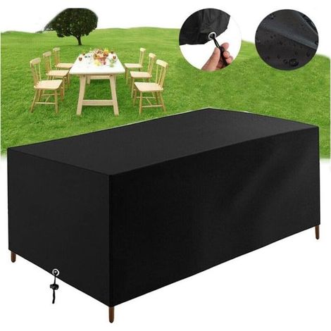 Online Store - Housse Salon de Jardin 210D Oxford Résistant Aux Intempéries Et aux Déchirures Housse de protection salon jardin ,160 X 160 X 80 (1/5)