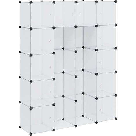 Maison Exclusive - Armario modular con 14 compartimentos blanco 3 (1/5)