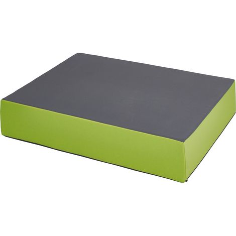 Jump Hüpfpolster 99 x 75 x 18 cm - grün - Hüpfmatratze für Kinder ab 4 Jahre - Spielmatte Turnmatte Matratze zum Hüpfen Toben Spielen Balancieren