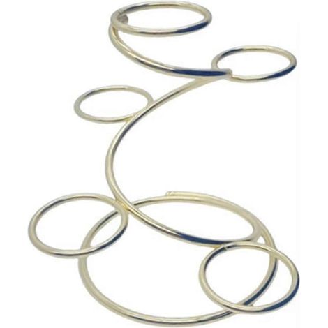Support à 5 boules en métal pour sphères de cristal naturel, porte-œufs, présentoir, décoration pour la maison ou le bureau, cadeau, support spiralé multi-boules - A - FFY (1/4)