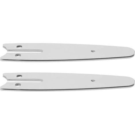 Kettensägen-Führungsplatte – 2 Stück, 10 cm, gehärteter Stahl, kompatibel mit Mini-Handkettensägen