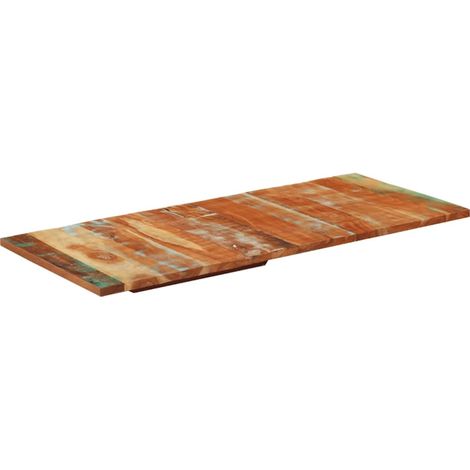 vidaXL Dessus de table rectangulaire 60x140 cm 25-27 mm Bois récupéré