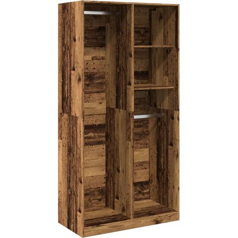 Maison Exclusive - Armadio Legno Antico 100x50x200 cm in Legno Multistrato